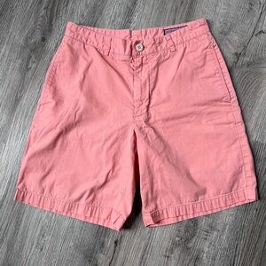Vineyard Vines Club Short mens size 30 peachy pink bright summer shorts